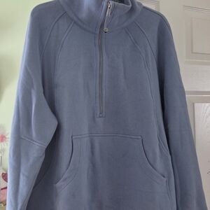 lululemon Scuba Half Zip Long - Blue Willow XL/XXL